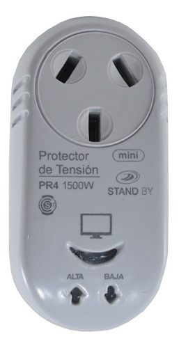 Protector De Tension 1500w Tv Led, Audio, Deco, Games Pr4