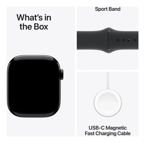 Apple Watch Series 10 42mm Jet Black Banda M/l Celular