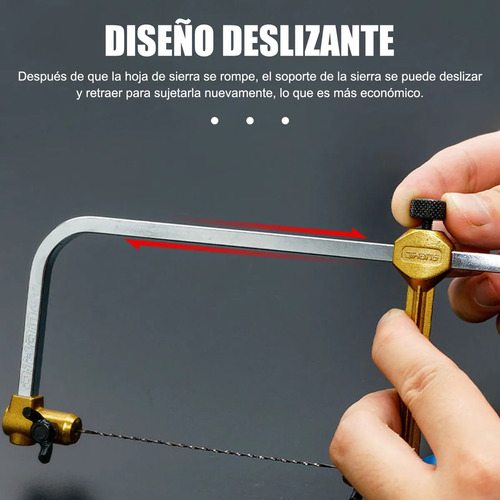 Moldura De Serra Manual Para Joalheiros Com Lâminas Ajustáve