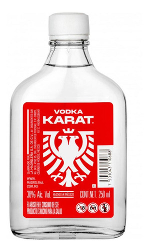 Pack De 4 Vodka Karat 250 Ml