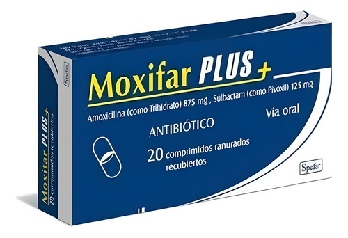 Moxifar-plus® X 20 Comprimidos | Lab. Spefar