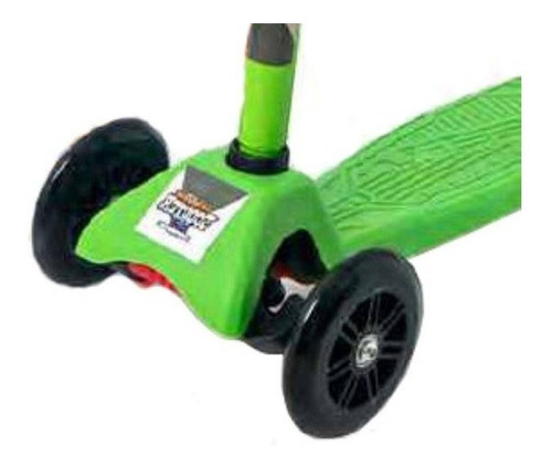 Imagem 2 de 4 de Patinete Scooter Verde C/ Regulável Suporta 80kg - Zoop Toys