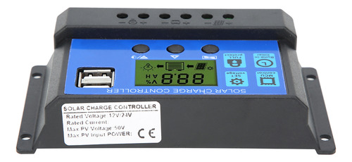 Controlador De Panel Solar, Pantalla Lcd, Control De Batería