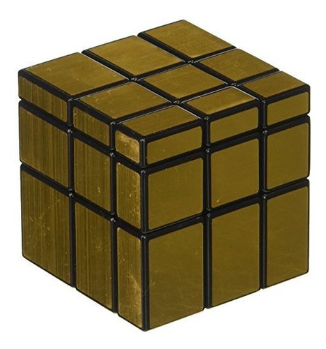 Shengshou 3 X 3 Espejo De Cubo De Oro Puzzle