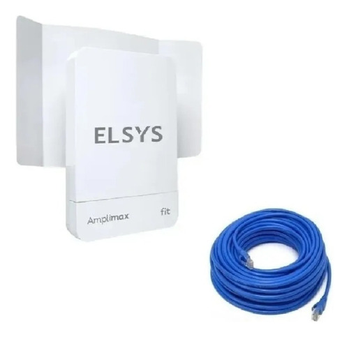 Antena Amplimax Fit 3g 4g Internet Rural + 20m De Cabo Rj45
