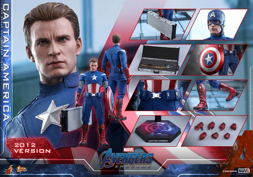 Captain America (2012 Version) Hot Toy (Usado)