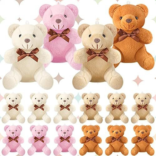 16 Pcs Mini Bear Animal 4 Inch Bear Bulk Pequeño Oso P5s7d