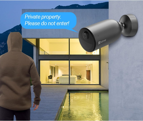 Camara De Seguridad Ezviz Eb3 2k - 3mp Con Bateria Wifi 2.4