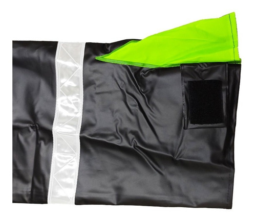 Imagen 8 de 10 de Impermeable Verde Para Motociclista C/reflejantes Impermexa