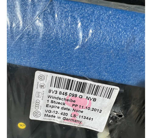 Parabrisa Delantero Audi A3 Original Nuevo