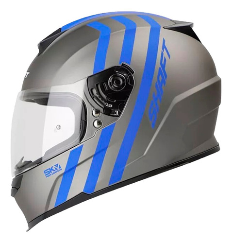 Casco Integral Shaft Mate Changes Visor Transparente