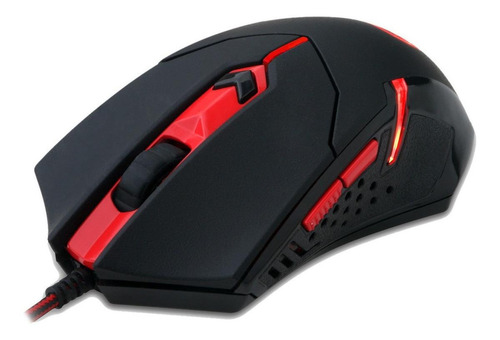 Imagen 2 de 3 de Mouse de juego inalámbrico Redragon M601WL-BA negro y rojo
