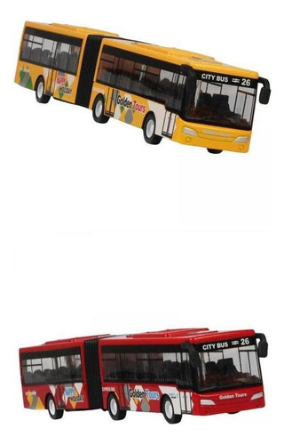 2 Piezas 1/32 Autobús Modelo Juguetes Simulación Para