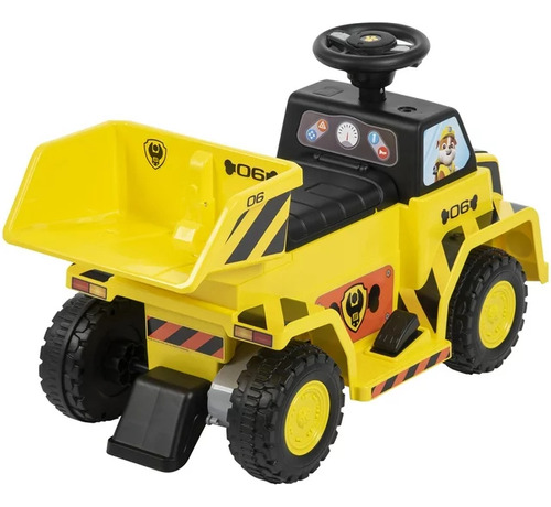 Camión Amarillo Huffy Paw Patrol Rubble 6v Para Niños