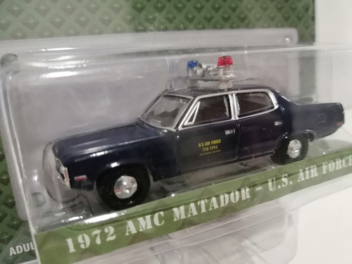 Greenlight 1972 Amc Matador Us Army Force 1 64 Azul (Usado)