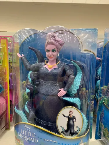 Boneca Ursula Ariel Pequena Sereia Disney Original Mattel