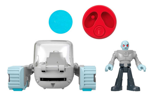 Imaginext Mattel DC Super Friends Head Shifters Mr. Freeze & Snow Tank HKM28