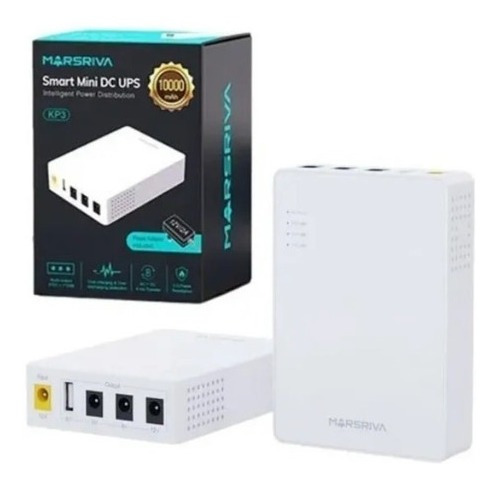 Smart Mini Dc Ups Marsriva Kp3 10.000 Mah Somos Tienda Físic