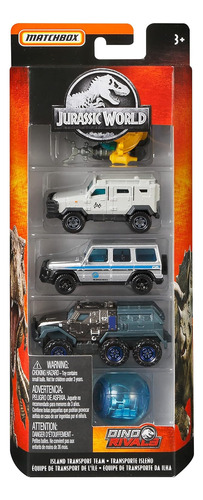 Jurassic World Toys 1:64 Cast-cast Cast Y Dinosaur 5 Paquete