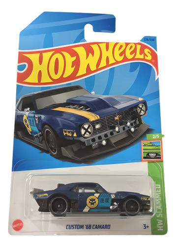 Hot Wheels ´68 Camaro Custom Hw 1/64 Nuevo Y Sellado