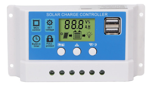 Regulador Inteligente De Panel Solar Controlador De Carga Pw