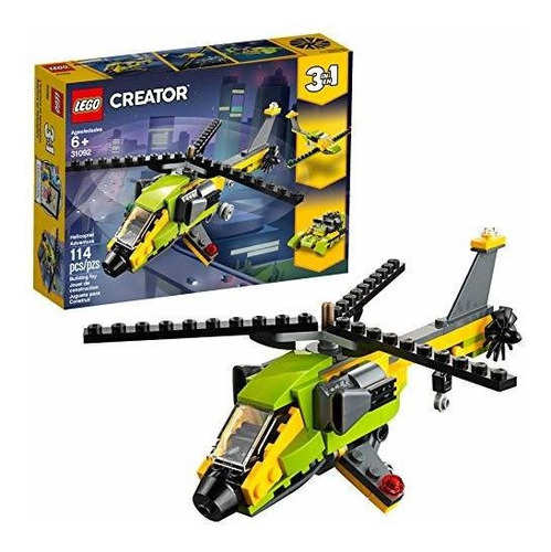 Kit De Construccion Lego Creator 3in1 Helicopter Adventure 