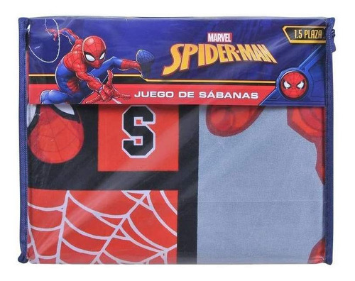 Juego De Sábana Spider-man 1 1/2 Plazas