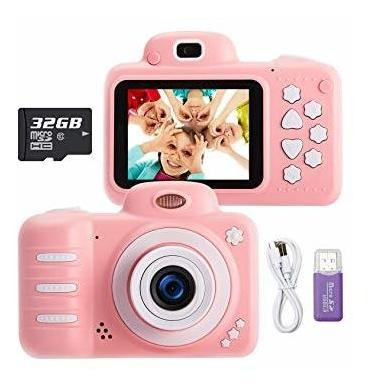 Kumuka Kids Camera For Girls, 8.0mp Child Camera With 2.4 In