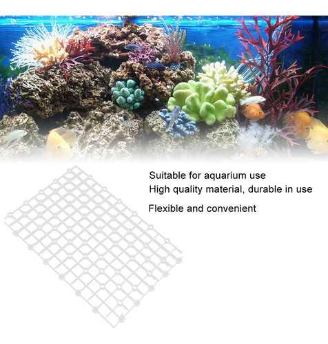 Rejilla De Filtro De Acuario Blanca Y Blanca, 10 Piezas, Emp