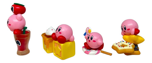 Set X4 Kirby Con Comida 