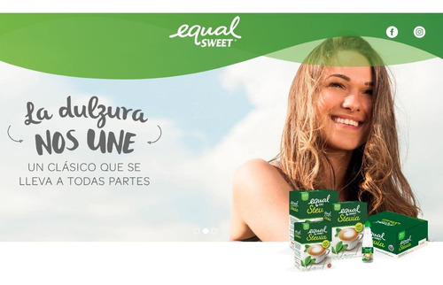 Equalsweet Stevia Sobres X 400 (pack X 10 Cajas)