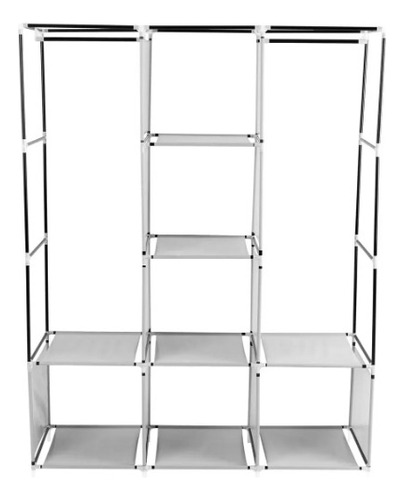 Organizador Modular Gh3 M 8 Divisores Retangular Cinza