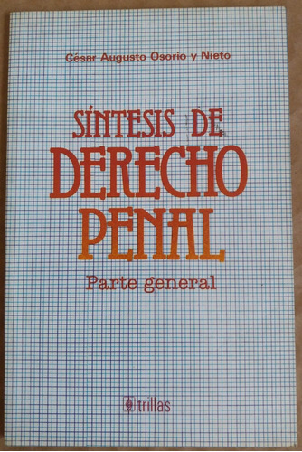 Síntesis De Derecho Penal (usado)