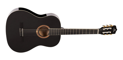Imagem 3 de 3 de Violão clássico Michael Go Play VM15NY para destros preta bordo brilhante
