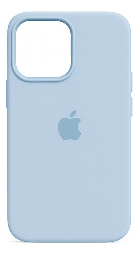 Funda Iphone 13 14 15 Silicona Case Pro Y Pro Max Azul Claro Iphone 14 Pro Max