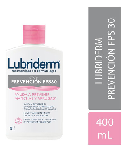 Lubriderm® Prevencion Uv30 X 400 Ml