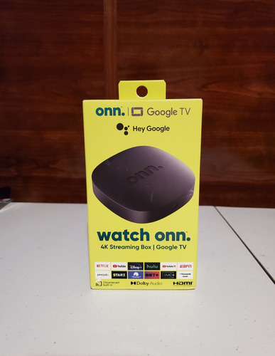 Watch Onn 4k Streaming Box Google Tv 