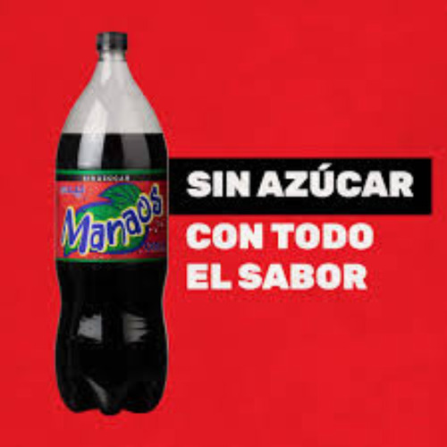Gaseosa Manaos Cola Sin AzĂșcar 2.25 Lts Pack X6 Unidades