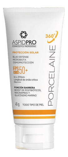 Aspidpro Porcelaine 360 Fps 50+ Protector Solar Mousse