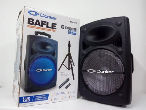 Bocina Amplificada 15” Recargable Kaiser Donker MSA-9015 - Endomex