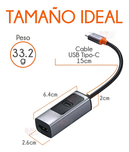 Hub Usb C Mcdodo Adaptador Multipuerto Hdmi 8k Pd 100w 5gbps