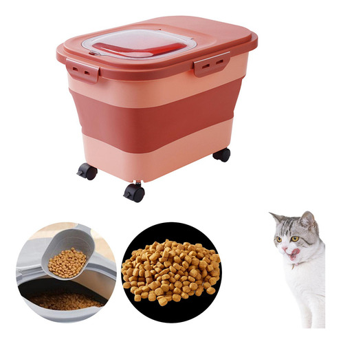 Para Contenedor De Almacenamiento De Comida Para Perros 10