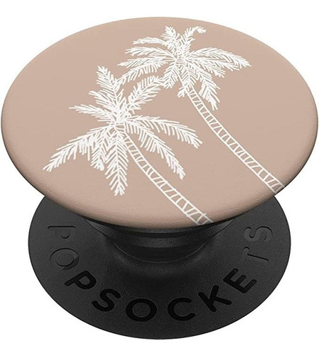 Palm Trees Beach Tropical Summer Minimalist Beige Neutral P