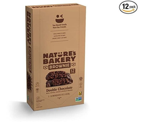 Natures Panaderia Brownie Chocolate Doble 12ct, 2 Oz