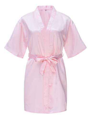 Bata De Baño Lisa Tipo Kimono De Verano Para Bebés Y Niñas,