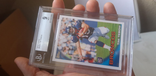 2010 Topps Tim Tebow Rookie #440 Bgs 9 Broncos (Usado)