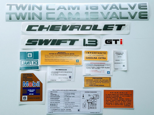 Chevrolet Swift Gti 1.3 Calcomanias