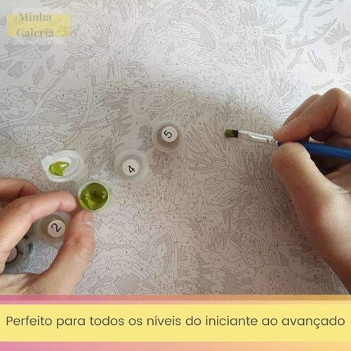 Pintura Numerada Londres Chuvosa