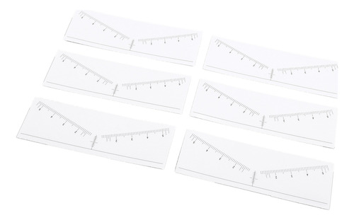 Adesivos Brow Ruler, 100 Folhas, Estênceis Descartáveis Para