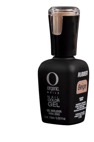 Imagen 1 de 7 de Rubber Beige Gel Nivelador Color Gel By Organic Nails